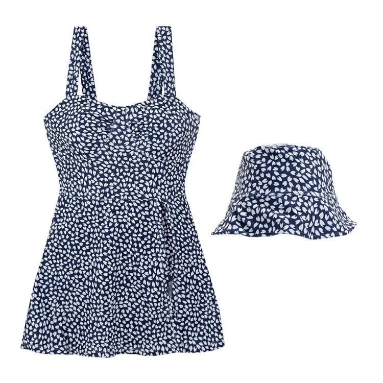 Candy Floss Swim Dress + Hat