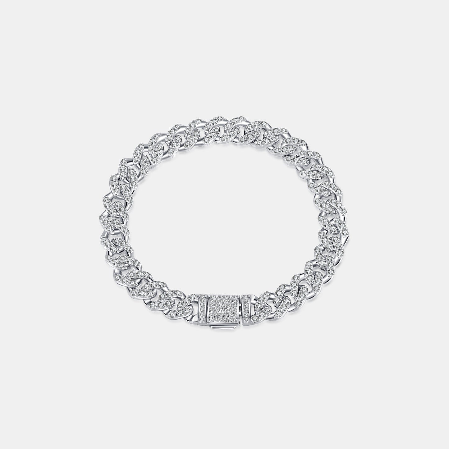4.63 Carat Moissanite 925 Sterling Silver Bracelet - Curated By Z.J Simmons