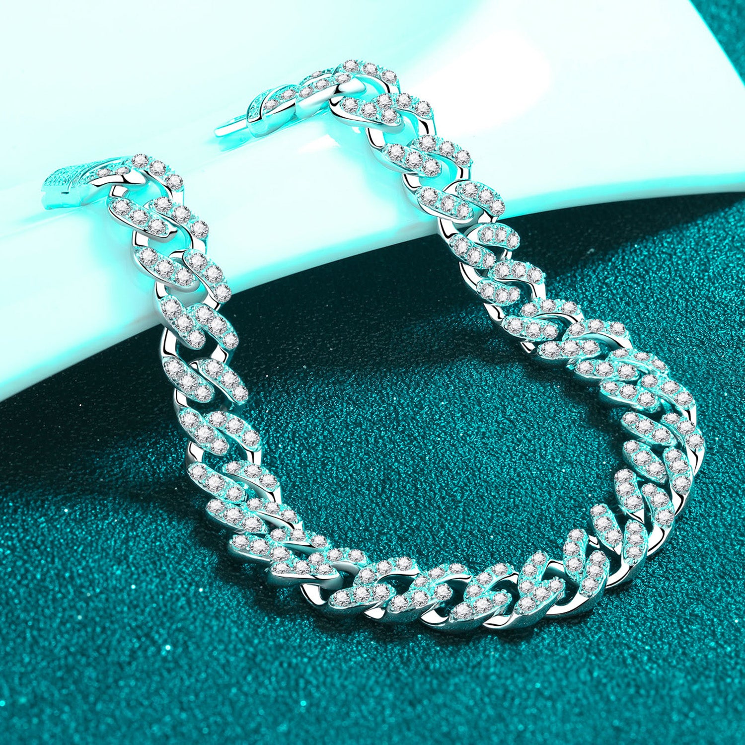 4.63 Carat Moissanite 925 Sterling Silver Bracelet - Curated By Z.J Simmons