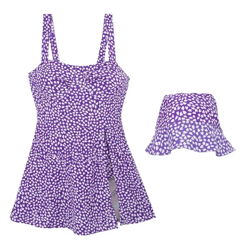 Candy Floss Swim Dress + Hat