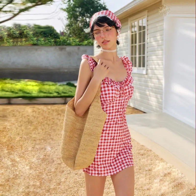 Daisy Doo Swim Dress + Hat