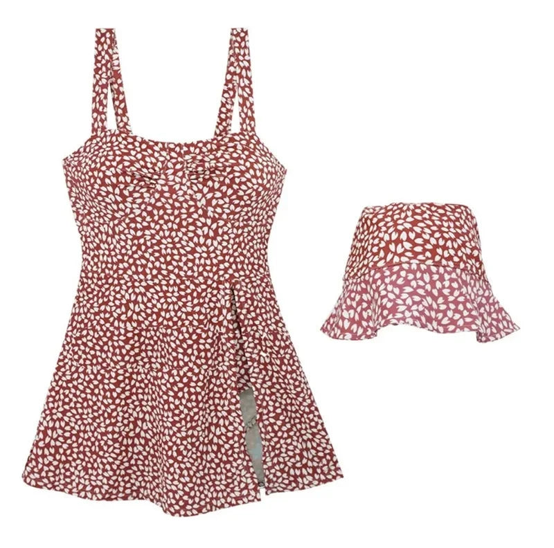 Candy Floss Swim Dress + Hat